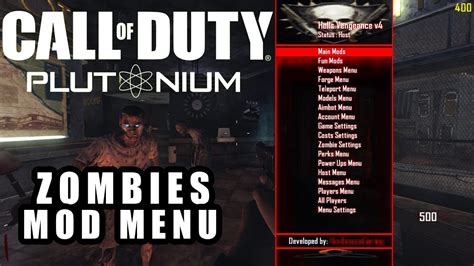 Click on Mods in the Main-Menu. . How to give yourself money in bo2 zombies plutonium